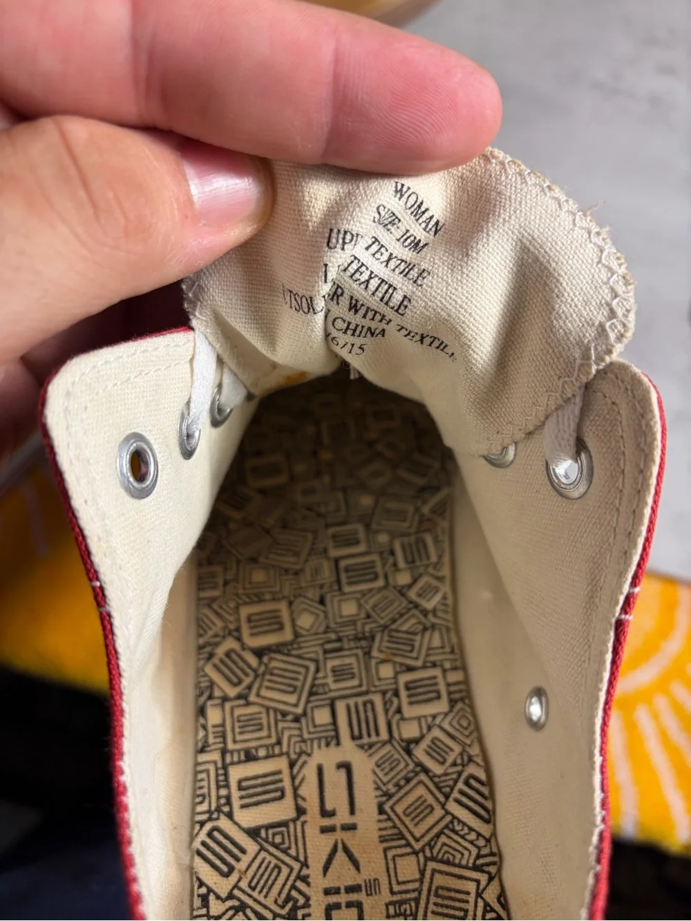 Red Low-Top Athletic Canvas Sneakers for Women
